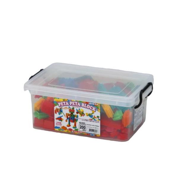 ペタペタブロックは、楽しく遊びながらお子さまの創造力を育む知育玩具です♪ ブロックはお子さまが簡単に組み立てやすい、さし込みタイプとなっています。柔らかなポリエチレン製のため、けがの心配もありません。●サイズ/H15×W38.5×D26（c...