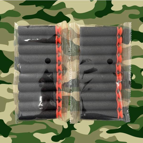 トイガン用スポンジ弾 20個セット 補充用 スペア弾 吸盤付き 射撃用 シューティング 友愛玩具 SD-d