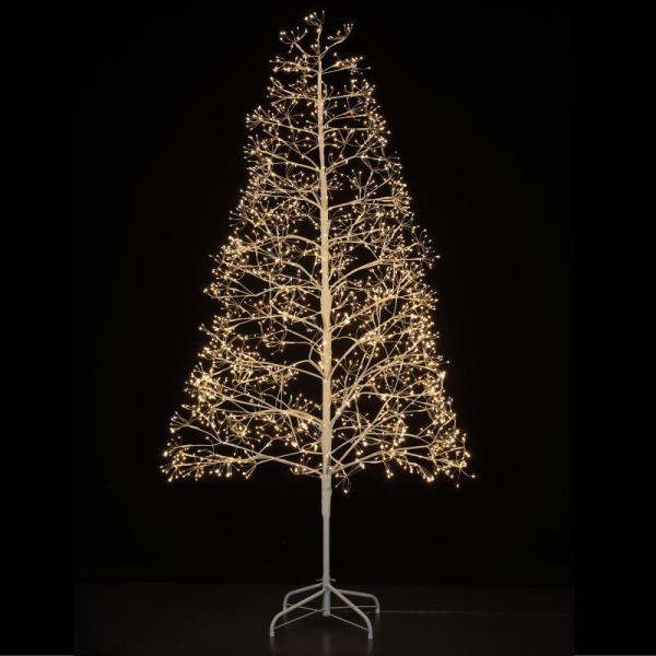 LEDホワイトDXツリー 190cm クリスマス イルミネーション WG-24395