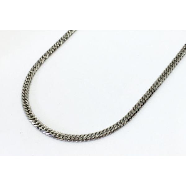 プラチナ　Pt850 6面ダブルカット　喜平ネックレス　11グラム50cm Pt850 6面ダブルカット 喜平 11.5g/55cm プラチナ ネックレス
