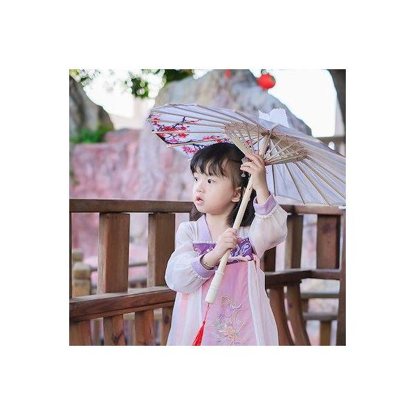 傘 古風紙傘 子供和傘 踊り傘 子供サイズ　雨傘　日傘 唐傘 和装 中国風 料理店 飾り傘 長傘 コスプレ　文化祭　学園祭　小物 装飾用 小道具　演奏会