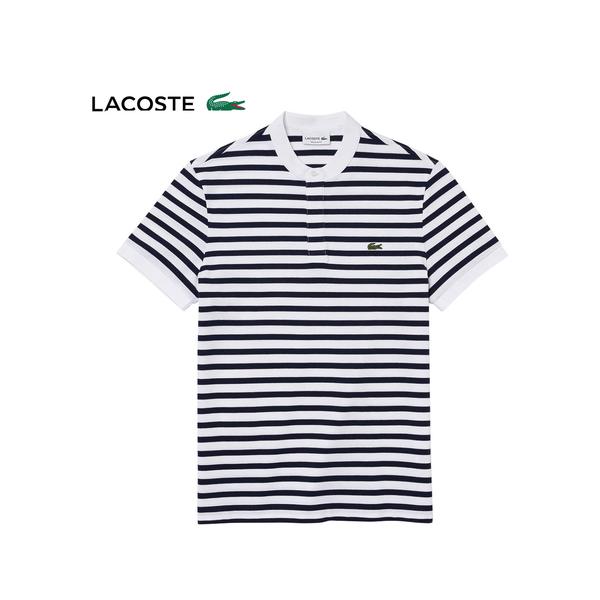 LACOSTE（ラコステ） スタンドカラーボーダーポロシャツ PH6695L 522