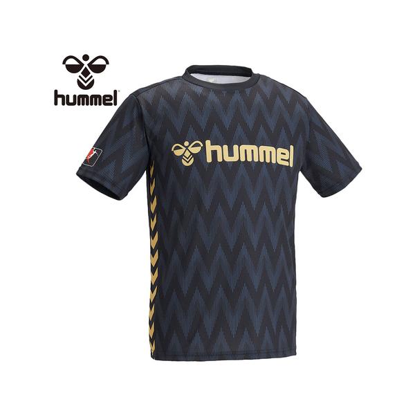 ヒュンメル hummel ハンドボール日本代表プラクティスシャツ HAZT104AP 90 ブラック メンズ レディース 彗星ジャパン 2022秋冬 プラシャツ 日本代表 応援グッズ