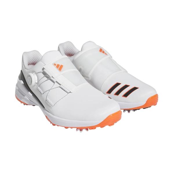 【新品】ゴルフ シューズ ホワイト レッド　アディダス adidas アディダスゴルフ Golf ゼットジー23 ボア LIH91 ホワイト