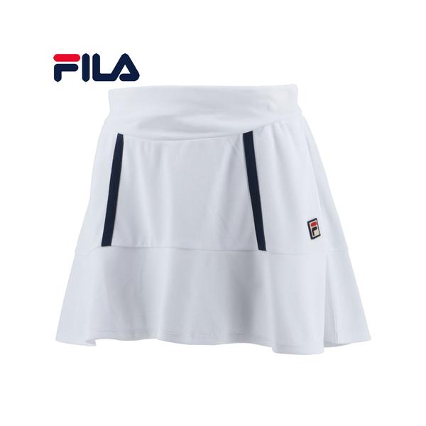 フィラ FILA スコート VL2589 01 ホワイト レディース 2023春夏モデル スカート ゲームウェア テニス スポーツ 試合 部活 練習  テニスウェア
