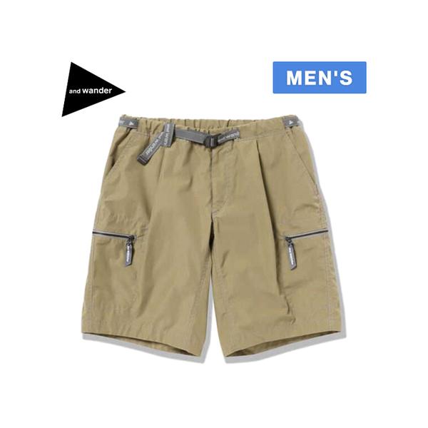 and wander アンドワンダー タフナイロンショートパンツ