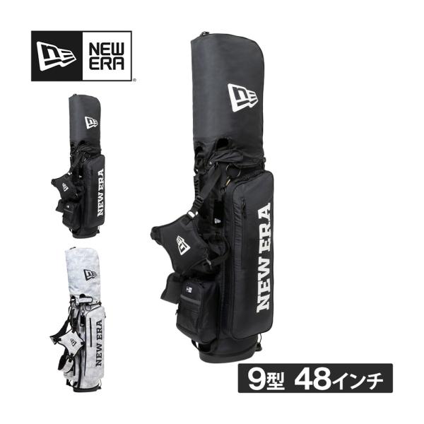 NEWERA ニューエラ ゴルフ キャディバッグ スタンド式 ヘッドカバー付き NEW ERA ニューエラゴルフ GOLF キャディーバッグ スタンド式