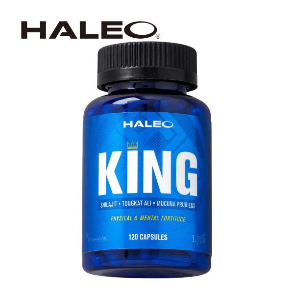 ハレオ HALEO KING 120カプセル 189975 サポート サプリメント 男性 集中力 バルクアップ アスリート スポーツ トレーニング シラジット ムクナ トンカットアリ