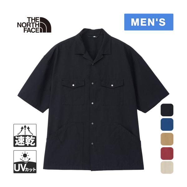 THE NORTH FACE / S/S UTILITY SHIRT_ショートスリーブユーティリティシャツ/L/コットン/BEG THE NORTH FACE（ザ ノースフェイス） ノースフェイス ショート