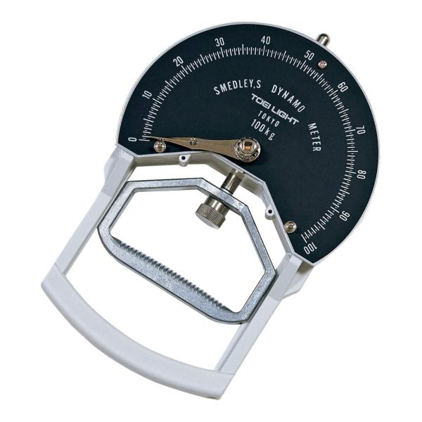 送料無料 体力測定 握力計 測定器 学校 体育0〜100kg用。サイズ：長さ21.5×幅14.5×厚さ5cm