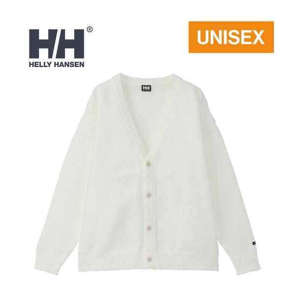 ヘリー・ハンセン HELLY HANSEN フィッシャーマンニットカーディガン HH32470 OW オフホワイト メンズ レディース 2024秋冬モデル 長袖カーディガン アウトドア
