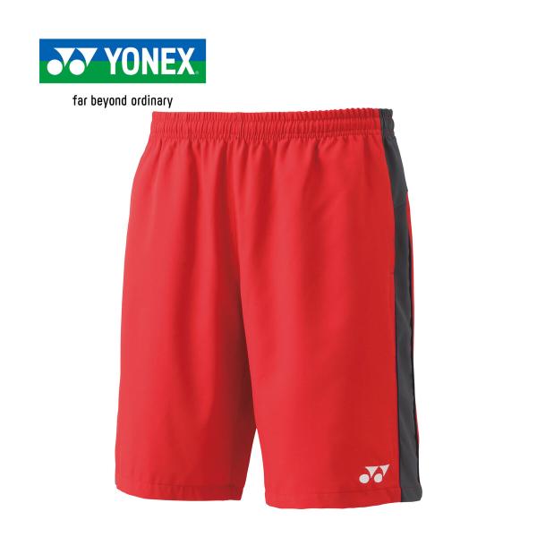 YONEX（ヨネックス） ユニ ハーフパンツ 15187 496 サンセットレッド