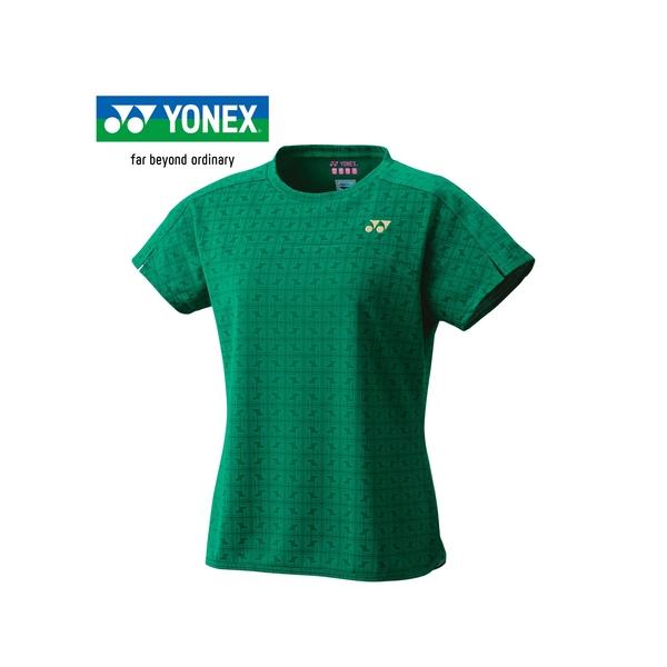 新品 YONEX メンズゲームシャツ Oサイズ グリーン 半袖Tシャツ YONEX ヨネックス ウィメンズ ゲームシャツ 20798 455 リーフ