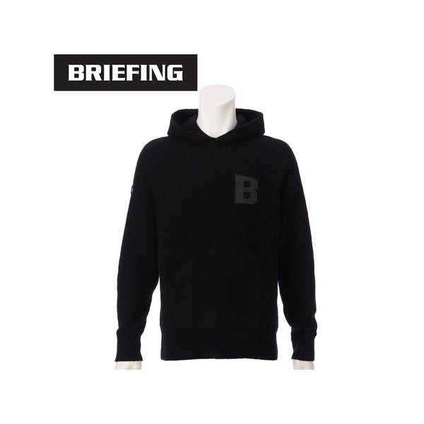 BRIEFING（ブリーフィング） ホリデー B ロゴ ニット フーディー