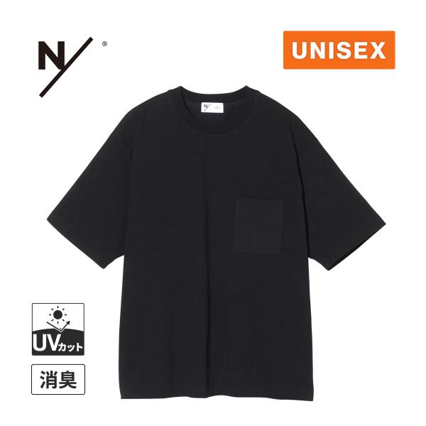 ニュートラルワークス NEUTRALWORKS． ミディアムドライジャージービッグティーウィズポケット KSU35151 K ブラック メンズ レディース 2025春夏モデル