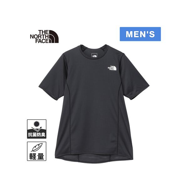ザ・ノース・フェイス ノースフェイス ショートスリーブドライドットライトクルー NT12588 K ブラック メンズ 秋冬モデル ランニングウエア 半袖 Tシャツ