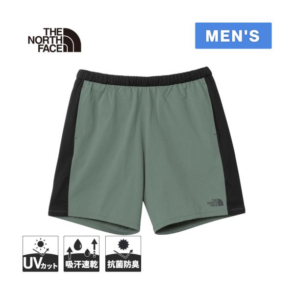 22ss Supreme The North Face ハーフパンツ グリーン THE NORTH FACE 「THE FACE」 ハーフパンツ L グリーン メンズ