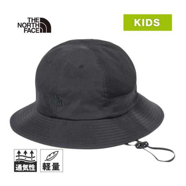 eLfinFolk kids54 耳付き黒メッシュハット eLfinFolk kids54 耳付き黒