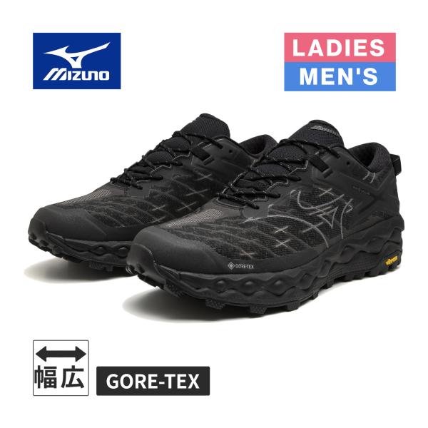 新品未使用定価3万8千円！M.GEMI＊黒 スエード モカシン　37.5 ミズノ直営限定】WAVE MUJIN TL GTX(ゴアテックス／防水)|D1GA2373