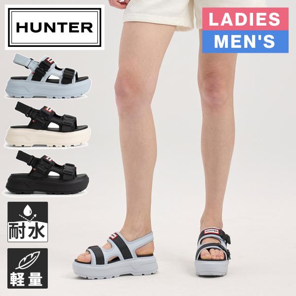 HUNTER（ハンター） シティ リベル ネオ レザー バックル サンダル