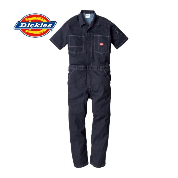 【検索キーワード】Dickies DICKIES オールインワン つなぎ 半袖 ロングパンツ 長ズボン 作業服 カジュアル アメカジ おしゃれ