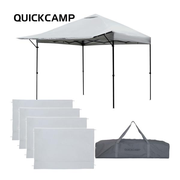 【関連キーワード】QCTARP 送料無料 タープテント 2.5m マルシェタープ ワンタッチ シルバーコーティング  サイドシート 簡単 大型 軽量 日よけ 日除け UVカット 防水 おしゃれ マルシェ アウトドア レジャー キャンプ バー...