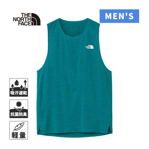 ザ・ノース・フェイス ノースフェイス フライトインパルスシングレット NT12475 DL ディープラグーン メンズ 2026春夏モデル ランニングウェア ノースリーブ