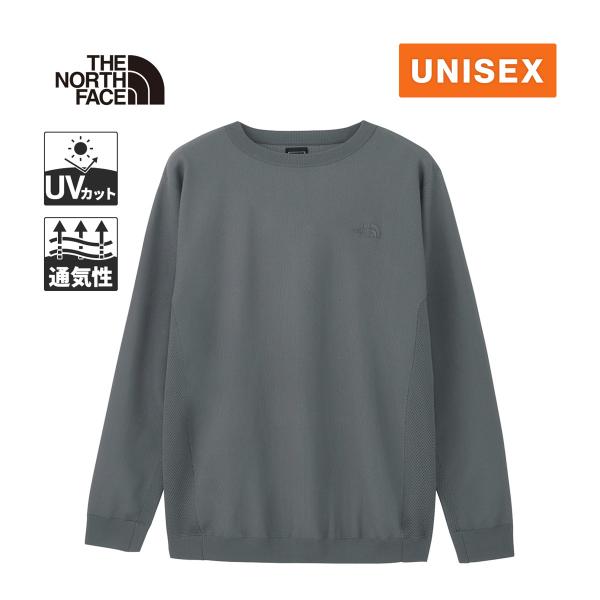 ★10/18までポイント5倍★ ザ・ノース・フェイス ブリーズレンジアクションクルー NT92681 SP スモークドパール メンズ レディース 2026秋冬モデル スウェット