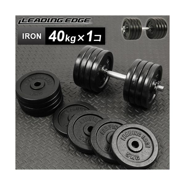 リーディングエッジ ダンベルプレート アイアン 各種(5kg 4枚セット) LEADING EDGE アイアン 5kg プレート 4枚セット 28mm径 LE-IDBP5