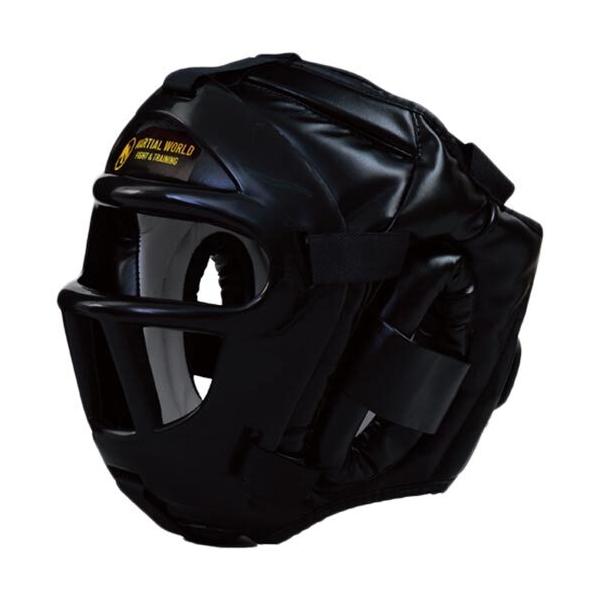 マーシャルワールド MARTIAL WORLD パーフェクトヘッドガード HG15 BK