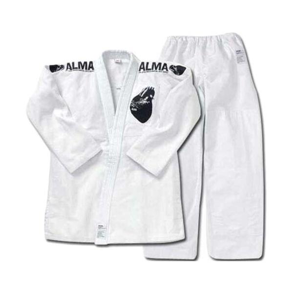 マーシャルワールド アルマ ALMA 海外製柔術着 上下セット 白帯付 JU2