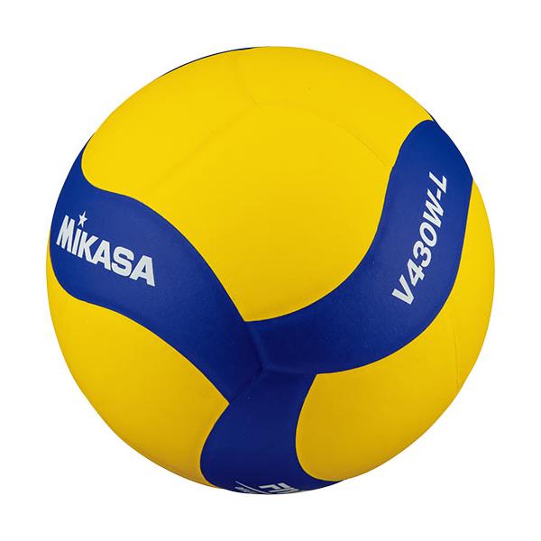ミカサ MIKASA バレーボール 4号 軽量練習球  V430W-L 黄/青 4号球 小学校 小学生 キッズ ボール