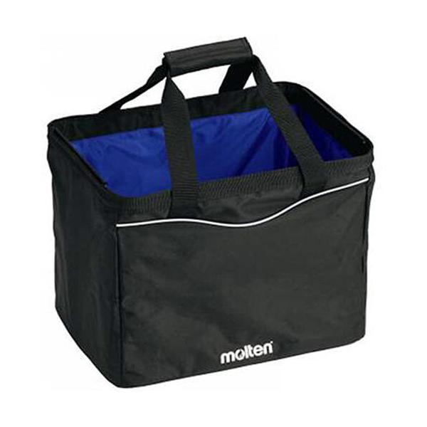 鞄 サッカー フットサル 球技用バッグスクイズボトルが12本入ります。フレームを持ち上げるとコンパクトにたためます。素材：ナイロン サイズ：幅40×高さ30×奥行30cm