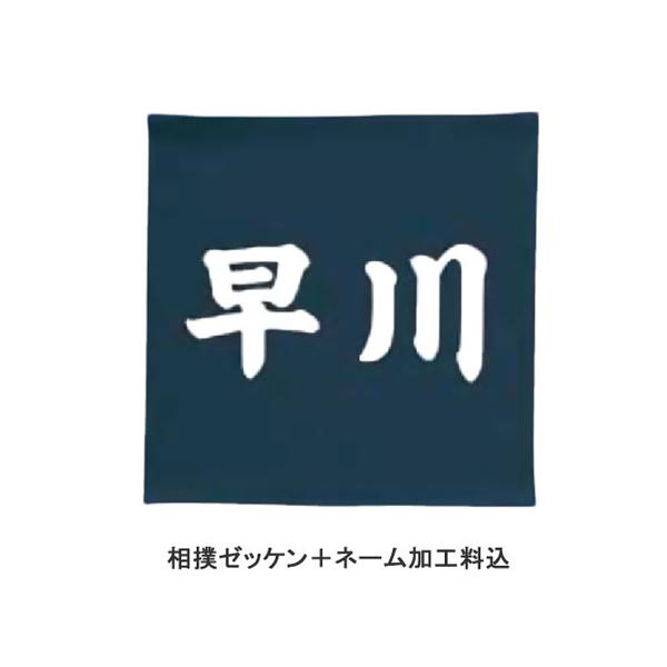 カラー：文字：白 送料無料 ネーム加工料 相撲 名入れ本商品は、相撲ゼッケン＋ネーム加工料込みとなります。ご注文の際は備考欄にプリントするネームを明記ください。※詳細はお問い合わせください。