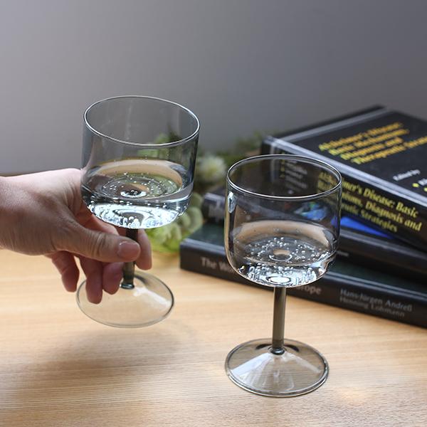 HAY 【HAY】TINT WINEGLASS SET OF 2（Grey）541223 ワイングラス 