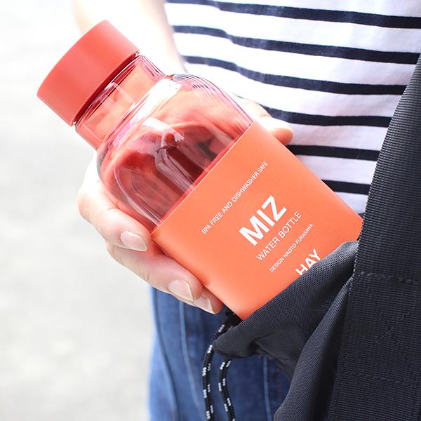 【HAY】MIZ WATER BOTTLE No.2 540ml(Red) ヘイ 水筒  i-36173