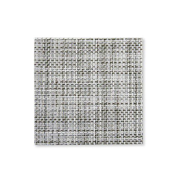 【chilewich】チルウィッチ Mini basketweave COASTER (010:Gravel) 【メール便配送可】 30331