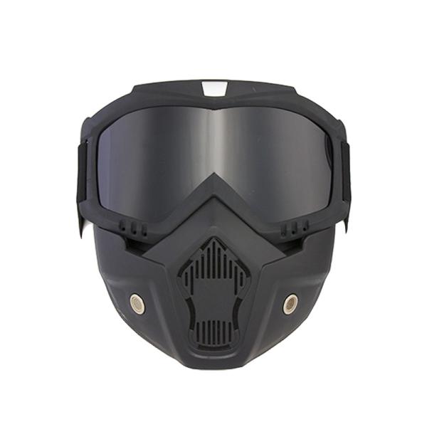 サバゲー マスク フェイスガード ゴーグル タクティカルゴーグル 防護 防水 眼鏡対応-lj157