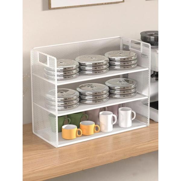 キッチンやダイニングテーブルに最適な三段式のカップラックです。お茶やコーヒー用のカップ、グラス、水筒などを省スペースでスッキリ収納。水切り機能付きで、洗った後のカップも清潔に乾かせます。しっかりとした構造で安定感があり、卓上に置いても邪魔に...