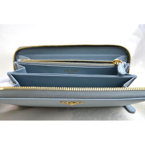 プラダ 長財布 日本未発売 Prada 1ml506 2d93 F0d3o ラウンドファスナー サフィアーノ カーフレザー Portafoglio Lampo Lago 水色 Buyee 日本代购平台 产品购物网站大全 Buyee一站式代购 Bot Online
