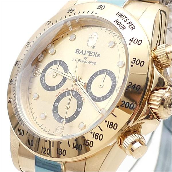 Mさん専用⚠️ A BATHING APE BAPE デイトナ 腕時計　ゴールド A BATHING APE® Type 7 BAPEX® | Bape official website – INT