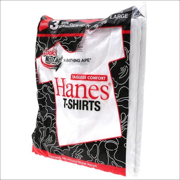 A BATHING APE (エイプ) x Hanes(ヘインズ) 3P T-SHIRTS (Tシャツ3枚 
