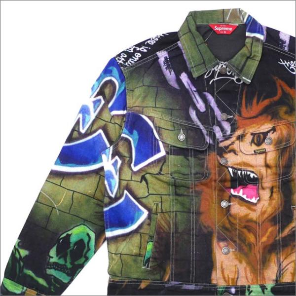 ジャケット・アウター Supreme Lions Den Denim Trucker Jacket Supreme 【数量限定特別価格】 SUPREME Lion's Den Denim