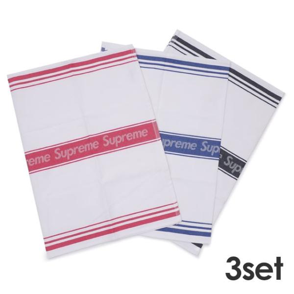 supreme ディッシュタオル Supreme シュプリーム SUPREME Dish Towels (Set of 3) タオル 3
