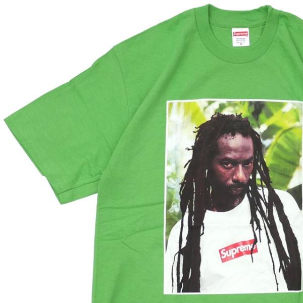 激安人気 緑 新品 新作 半袖tシャツ メンズ ブジュ バントン シュプリーム グリーン Tシャツ Tee Supreme Green Eb5i2231 Buju Banton まとめ買いがお得 Karma Co Ke