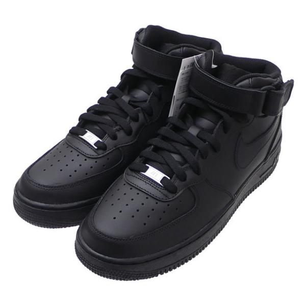 Vi iCL NIKE AIR FORCE 1 '07 MID GAtH[X1 BLACK/BLACK CW2289-001 291002758291 tbgEFA AF1 ~bhJbg