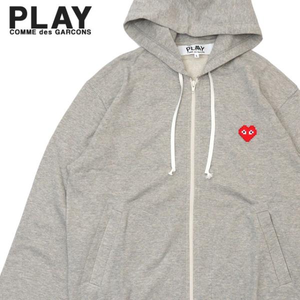 プレイコムデギャルソン　インベーダー　ジップパーカー　コムデギャルソン PLAY COMME des GARCONS - プレイコムデギャルソン ジップアップ