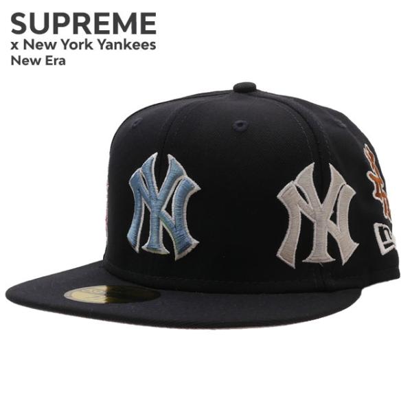 New era × supreme Yankees キャップ Supreme×New Era 22SS New York Yankees Box Logo New Era