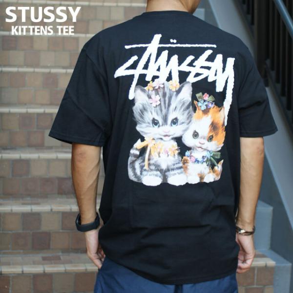 STUSSY（ステューシー） 新品 STUSSY KITTENS TEE Tシャツ BLACK