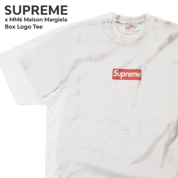 supreme mm6 box logo tee M 新品 シュプリーム Supreme - Supreme MM6 Margiela Box Logo Tee Mサイズの通販 by
